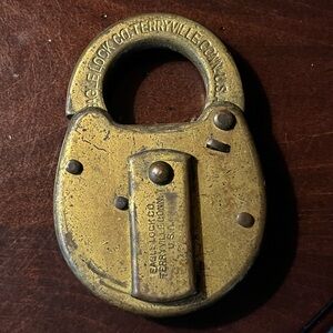 Eagle Lock Co. Terryville Conn USA-Antique- No Key